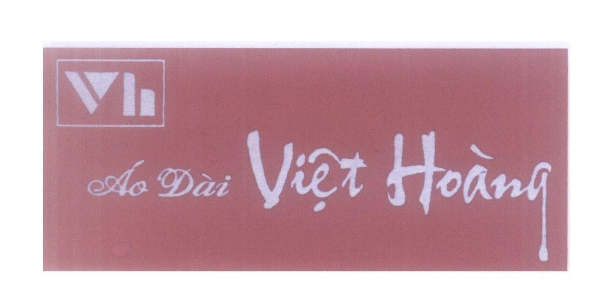 Mẫu nhãn hiệu áo Dài Việt Hoàng Vh