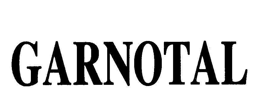 Mẫu nhãn hiệu GARNOTAL