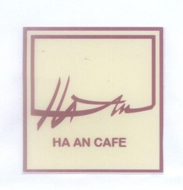 Mẫu nhãn hiệu HA AN CAFE