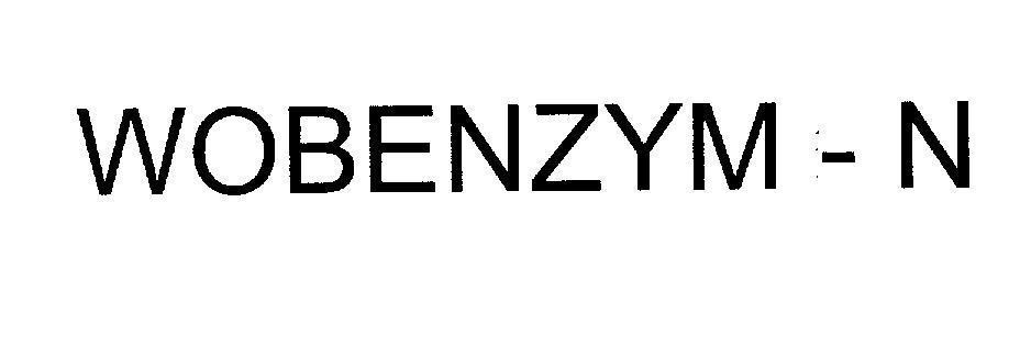 Mẫu nhãn hiệu WOBENZYM - N