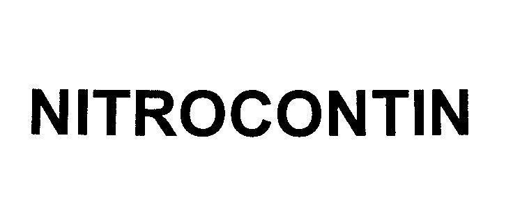 Mẫu nhãn hiệu NITROCONTIN