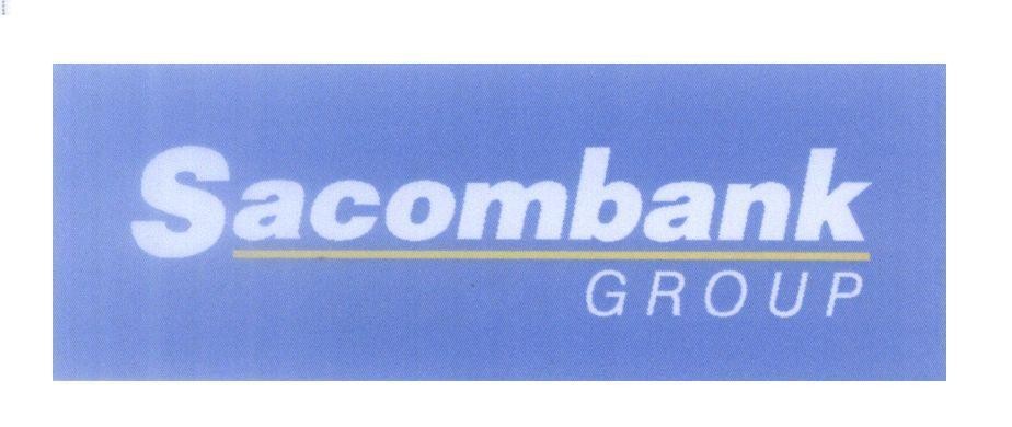 Mẫu nhãn hiệu Sacombank GROUP