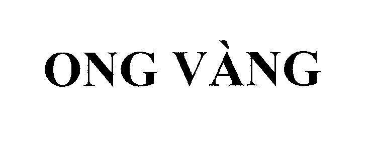 Mẫu nhãn hiệu Ong Vàng