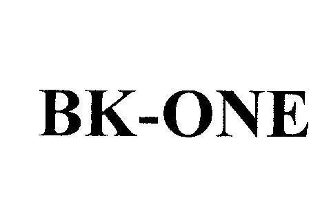 Mẫu nhãn hiệu BK-ONE