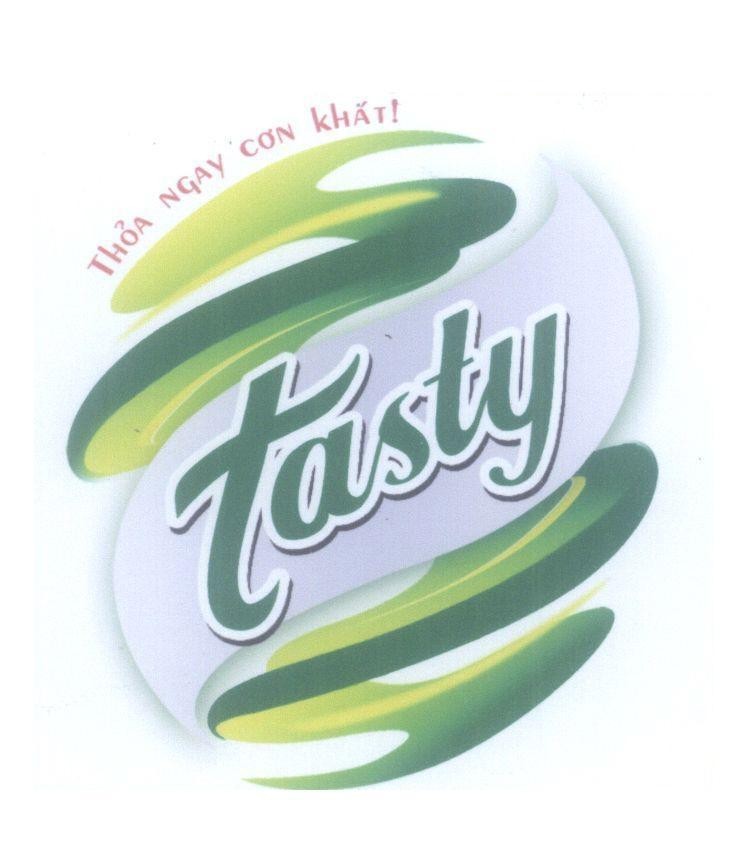Mẫu nhãn hiệu tasty Thoả Ngay Cơn Khát