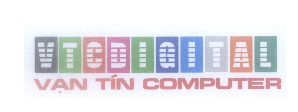 Mẫu nhãn hiệu VTCDIGITAL Vạn Tín Computer
