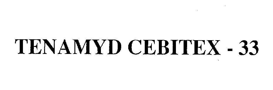 Mẫu nhãn hiệu TENAMYD CEBITEX - 33