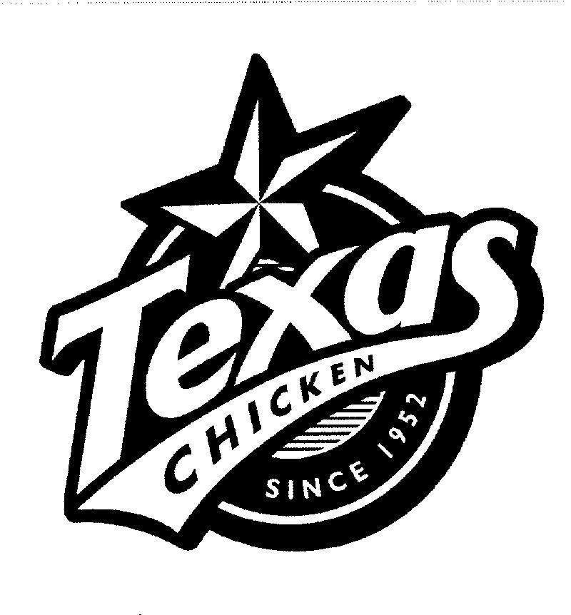 Mẫu nhãn hiệu Texas CHICKEN SINCE 1952
