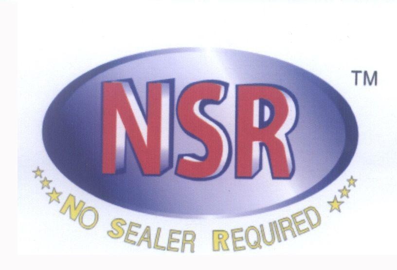 Mẫu nhãn hiệu NSR TM NO SEALER REQUIRED