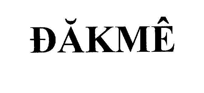 Mẫu nhãn hiệu ĐĂKMÊ