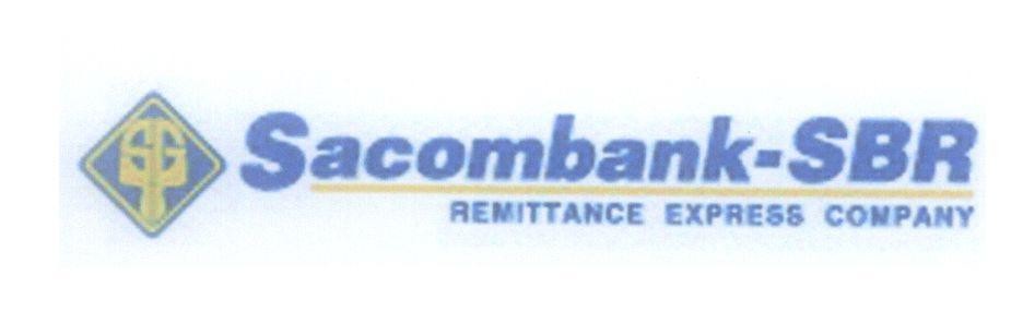 Mẫu nhãn hiệu SG TT Sacombank-SBR REMITTANCE EXPRESS COMPANY