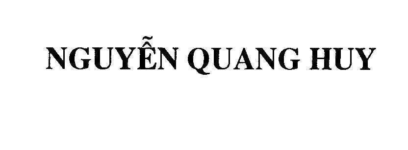 Mẫu nhãn hiệu Nguyễn Quang Huy