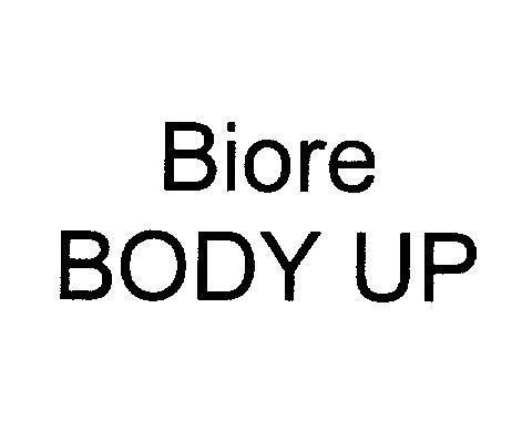Mẫu nhãn hiệu Biore BODY UP