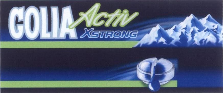 Mẫu nhãn hiệu GOLIA Activ XSTRONG