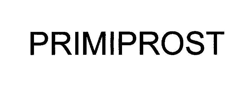 Mẫu nhãn hiệu PRIMIPROST