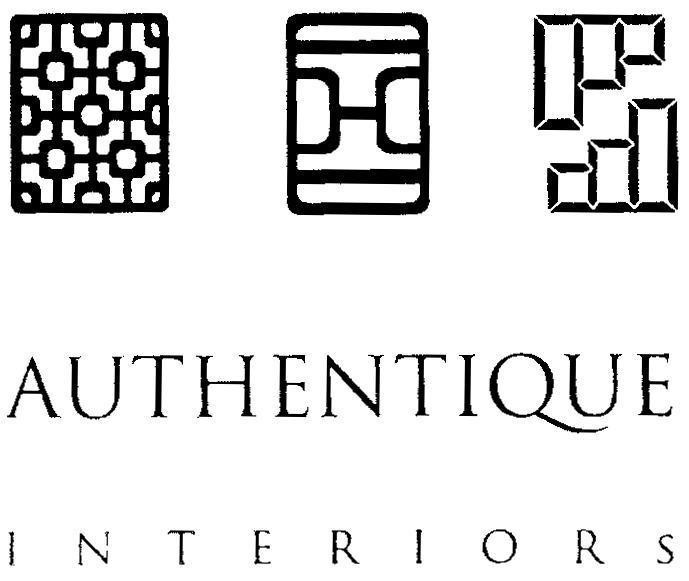 Mẫu nhãn hiệu AUTHENTIQUE I N T E R I O R S