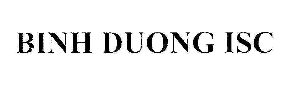 Mẫu nhãn hiệu BINH DUONG ISC