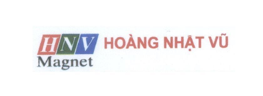 Mẫu nhãn hiệu Hoàng Nhật Vũ Magnet H N V