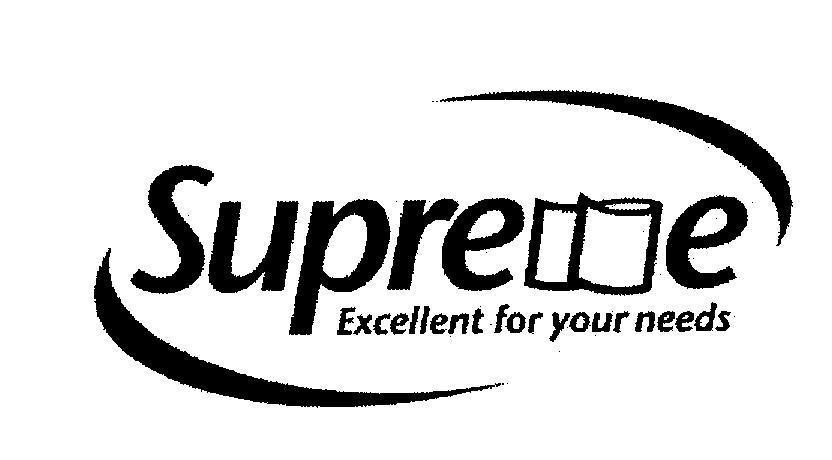 Mẫu nhãn hiệu Supre e Excellent for your needs