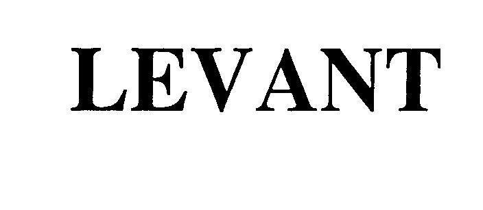 Mẫu nhãn hiệu LEVANT