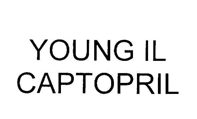 Mẫu nhãn hiệu YOUNG IL CAPTOPRIL