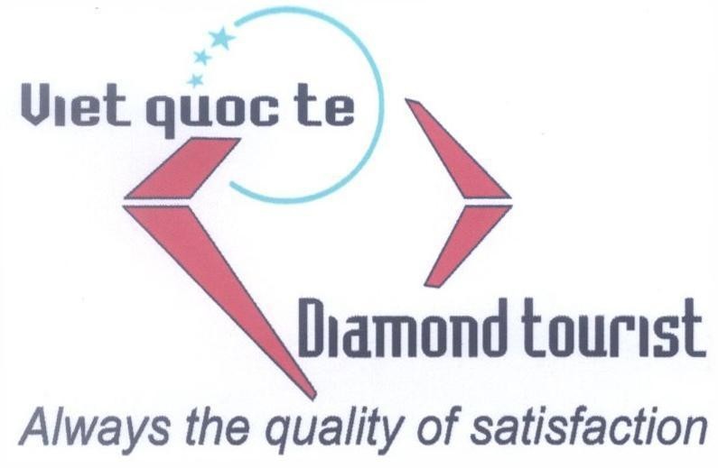 Mẫu nhãn hiệu Viet quoc te Diamond tourist Always the quality of satisfaction