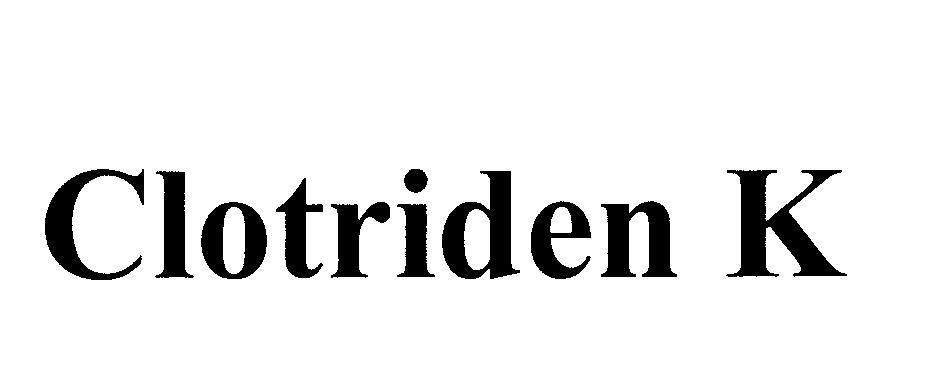 Mẫu nhãn hiệu Clotriden K