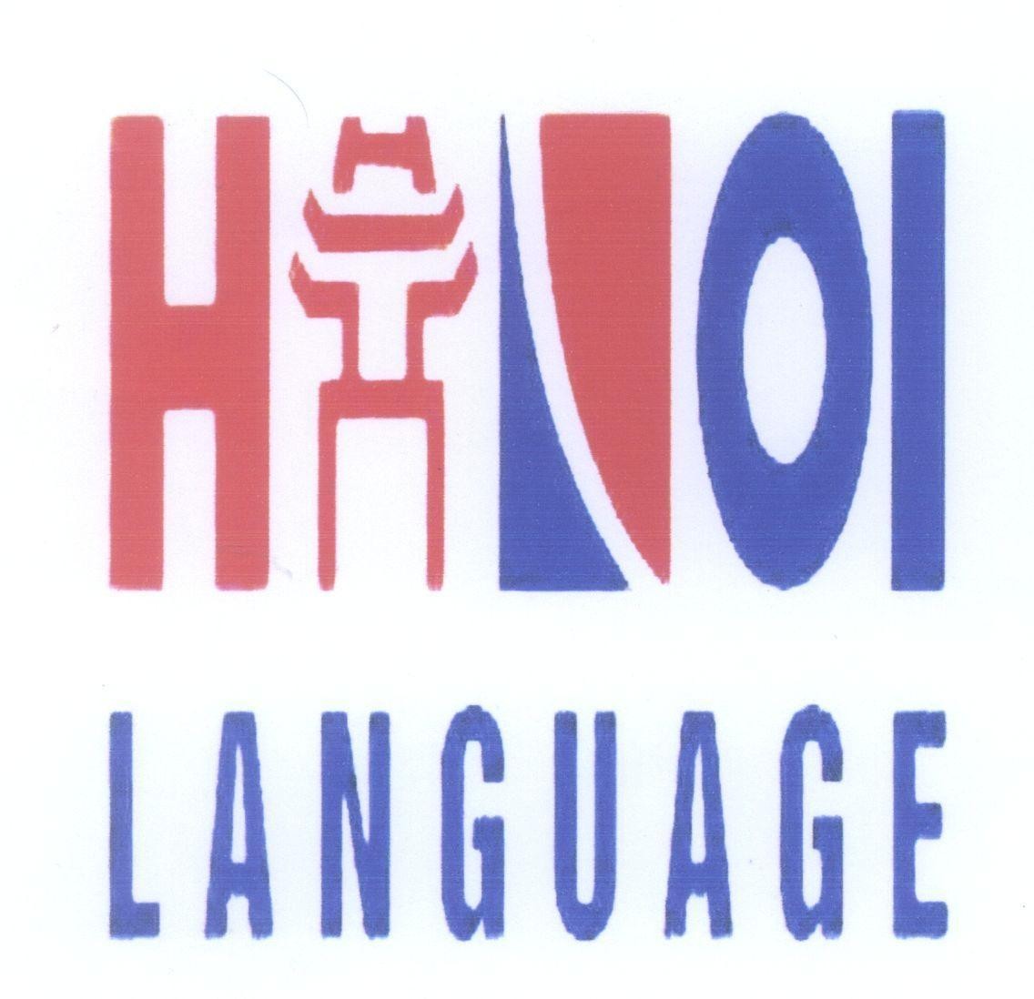 Mẫu nhãn hiệu H A N OI LANGUAGE