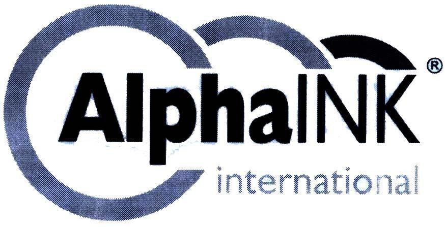 Mẫu nhãn hiệu AlphaINK international C