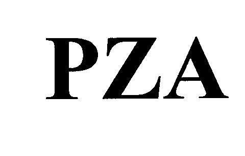 Mẫu nhãn hiệu PZA