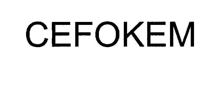 Mẫu nhãn hiệu CEFOKEM