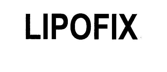Mẫu nhãn hiệu LIPOFIX