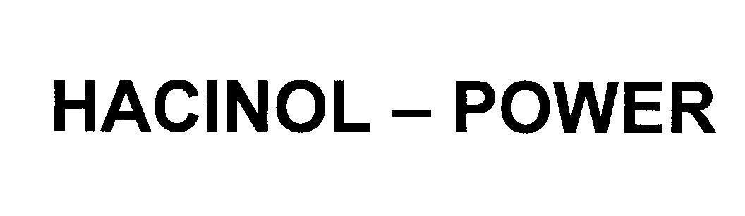 Mẫu nhãn hiệu HACINOL - POWER