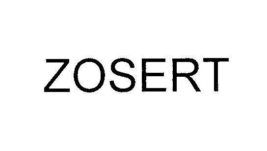 Mẫu nhãn hiệu ZOSERT