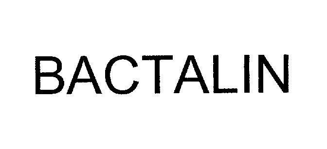 Mẫu nhãn hiệu BACTALIN