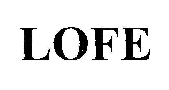Mẫu nhãn hiệu LOFE