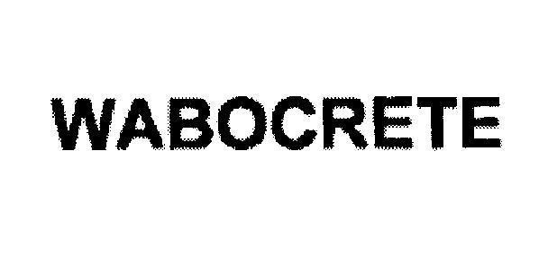 Mẫu nhãn hiệu WABOCRETE