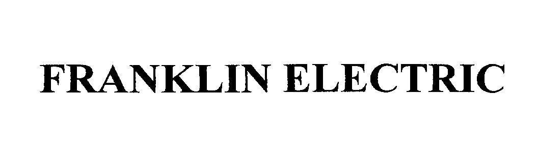 Mẫu nhãn hiệu FRANKLIN ELECTRIC