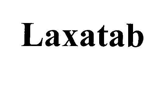 Mẫu nhãn hiệu Laxatab