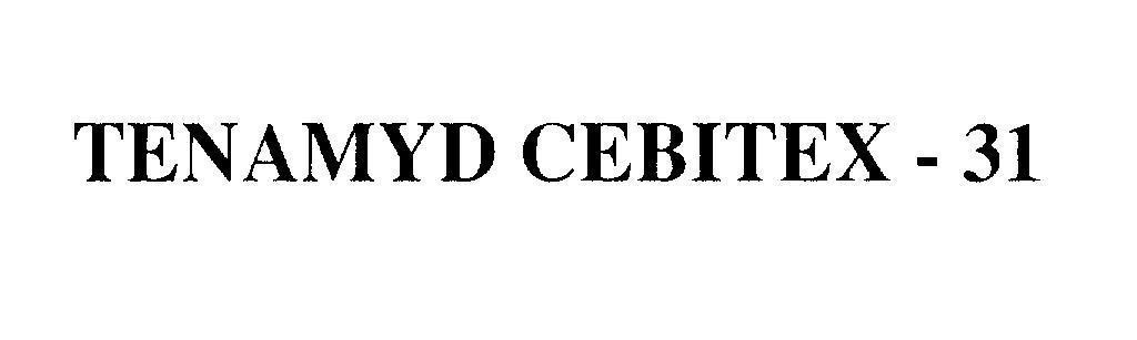 Mẫu nhãn hiệu TENAMYD CEBITEX - 31