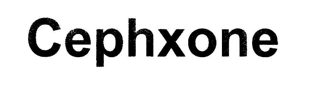 Mẫu nhãn hiệu Cephxone
