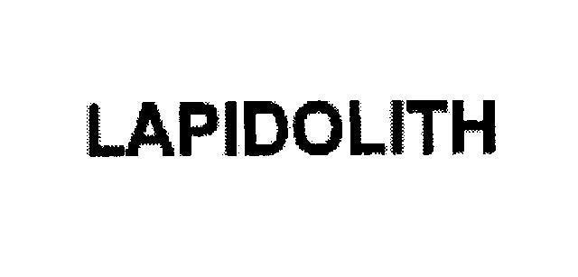 Mẫu nhãn hiệu LAPIDOLITH