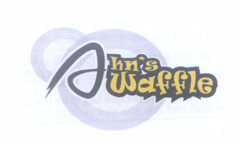 Mẫu nhãn hiệu Ahn's waffle