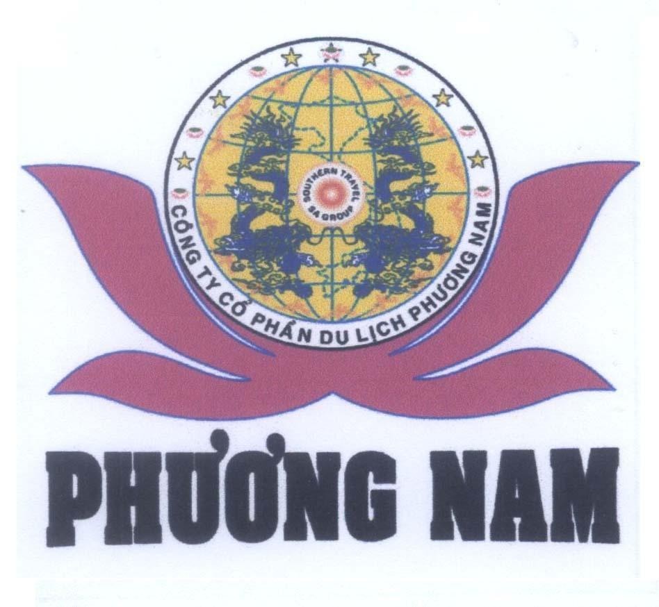 Mẫu nhãn hiệu PHƯƠNG NAM Công Ty Cổ Phần Du Lịch Phương Nam SOUTHERN TRAVEL SA GROUP