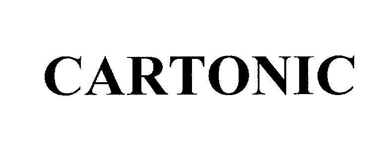 Mẫu nhãn hiệu CARTONIC
