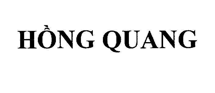Mẫu nhãn hiệu Hồng Quang