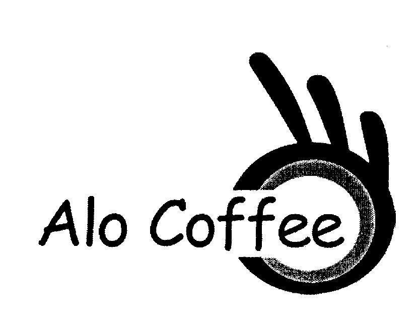 Mẫu nhãn hiệu Alo Coffee