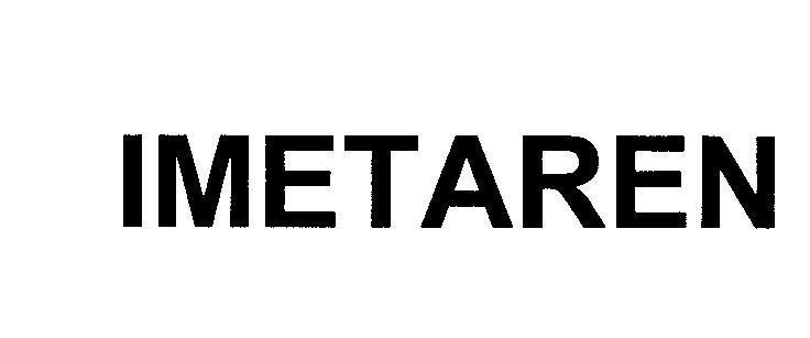 Mẫu nhãn hiệu IMETAREN