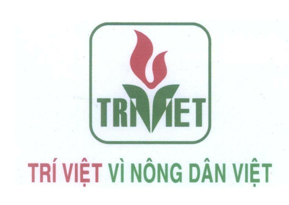 Mẫu nhãn hiệu TRI VIET Trí Việt Vì Nông Dân Việt