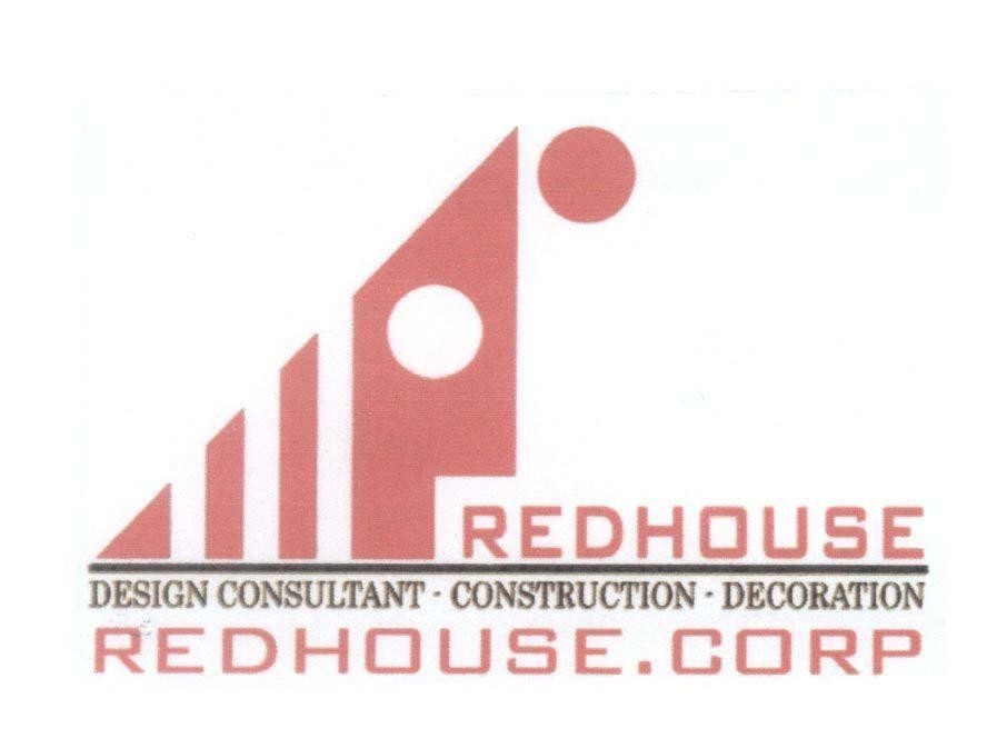 Mẫu nhãn hiệu REDHOUSE DESIGN CONSULTANT - CONSTRUCTION - DECORATION REDHOUSE.CORP